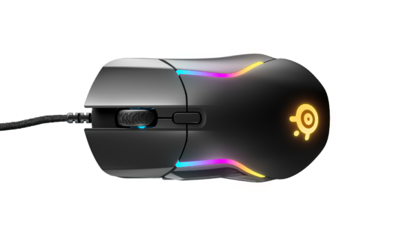 SteelSeries Rival 5 Wired Optical Ergonomic Gaming Mouse with RGB Lighting - Black