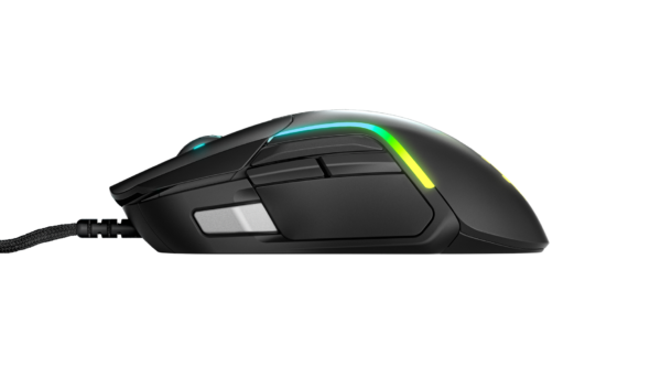 SteelSeries Rival 5 Wired Optical Ergonomic Gaming Mouse with RGB Lighting - Black