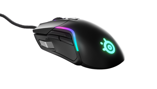 SteelSeries Rival 5 Wired Optical Ergonomic Gaming Mouse with RGB Lighting - Black